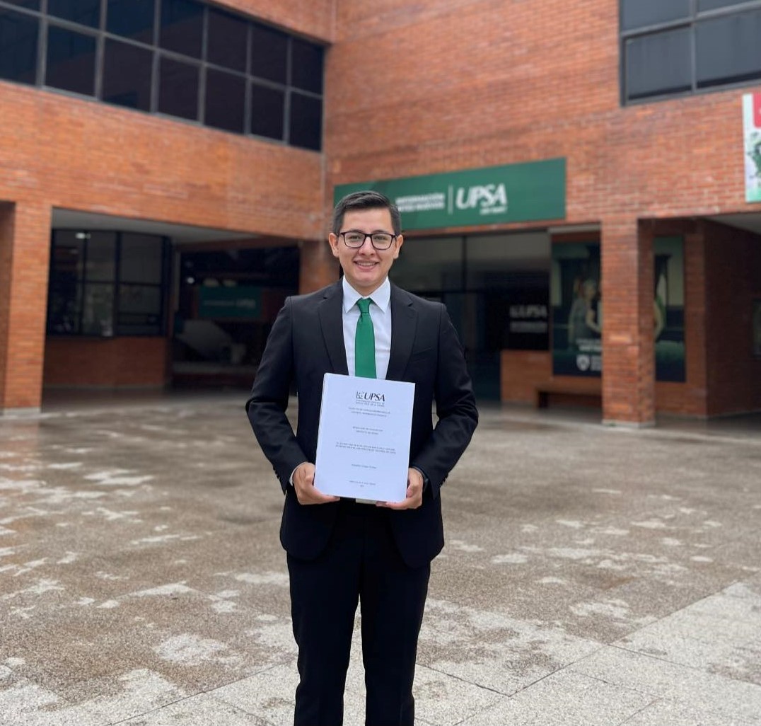   Graduado UPSA seleccionado entre miles participará en encuentro de jóvenes en España