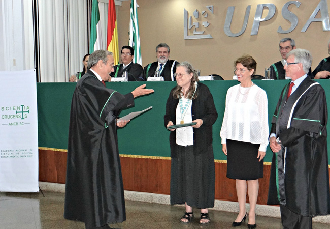 Premio de Ciencias UPSA-ANCB 2016 para la bióloga Wendy Townsend